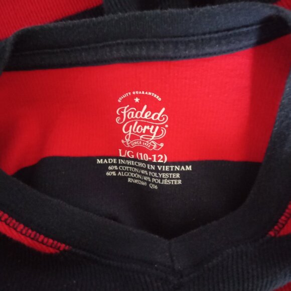 Old Navy Red and Navy Blue Striped Sweater - Picture 5 of 5